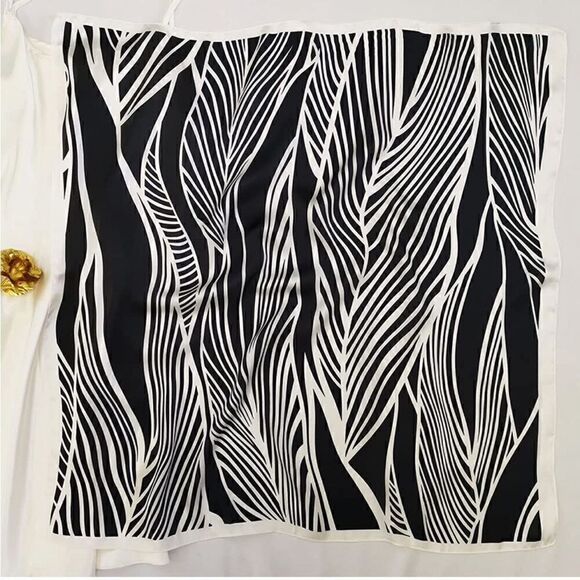 Zebra Style Silky Scarf   main image 5